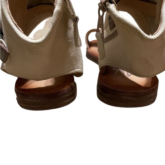 Miz Mooz Leather Wide Width Sandals - Forge - Size EU 38W / 7.5 - 8 Wide NEW - Picture 8 of 8